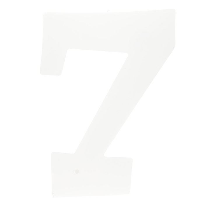 White Wood Number Wall Decor 7 Hobby Lobby 250985